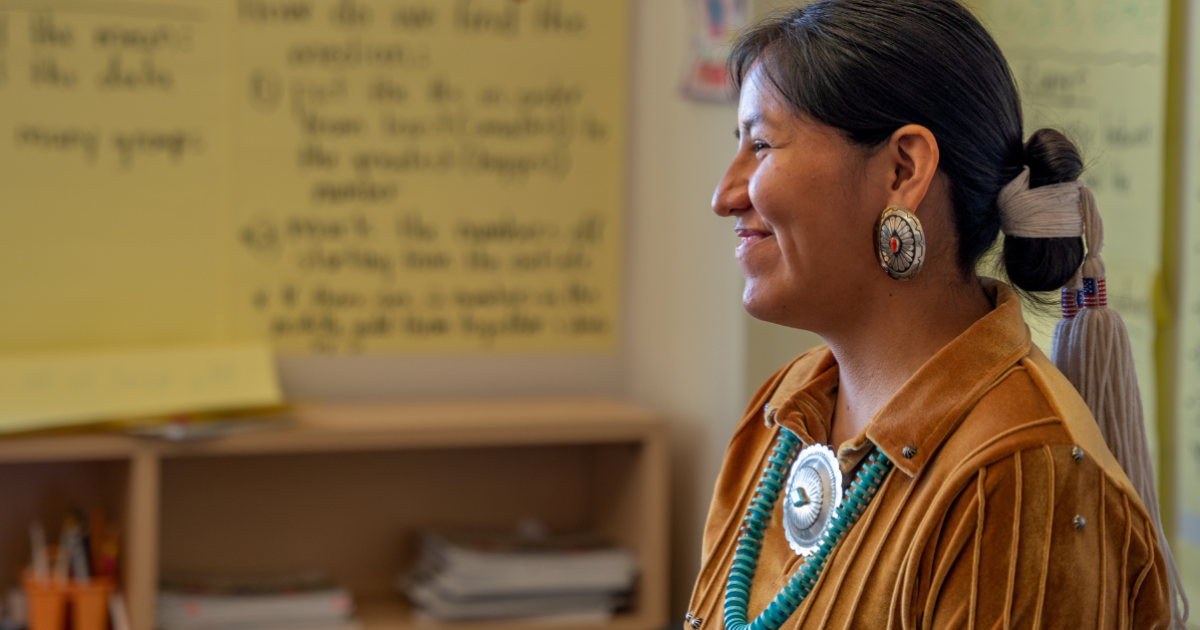 Class teaches Native American games to school teachers